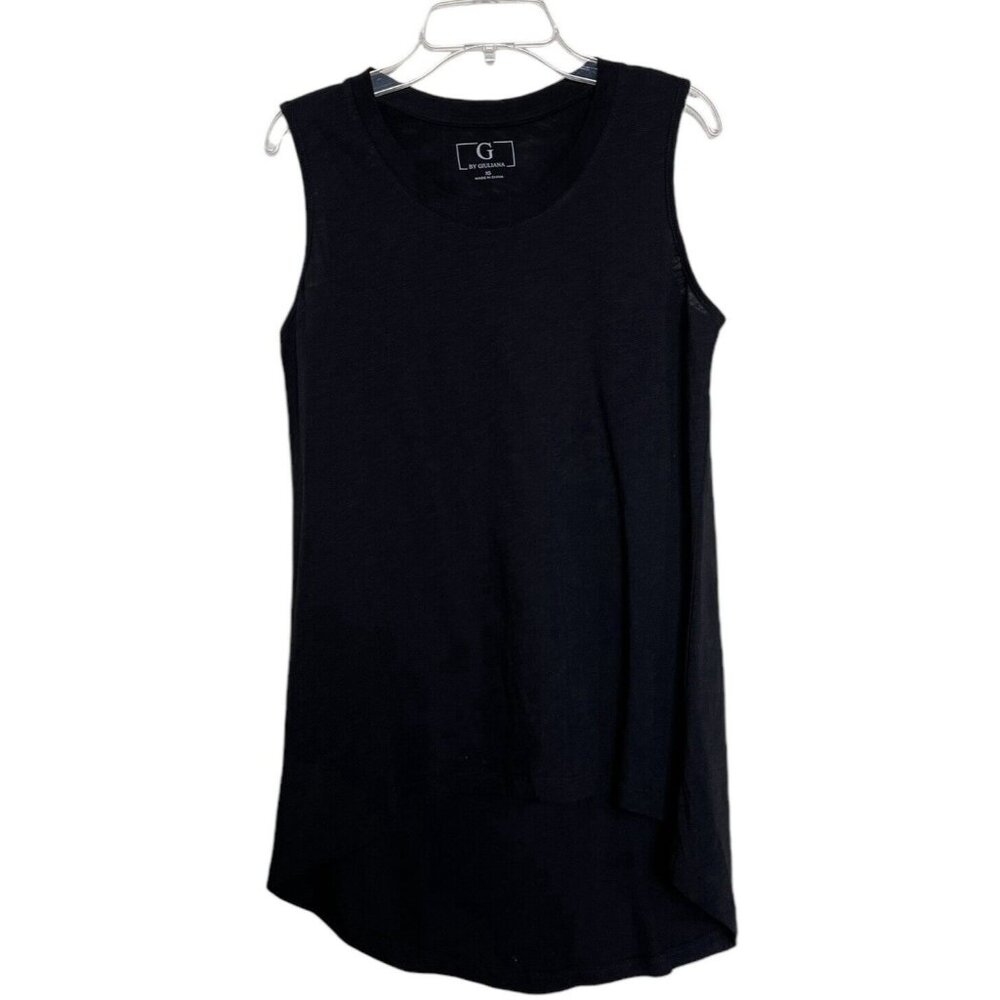 G By Giuliana Tank Top Womens Size XS‎ Black High Low